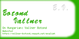 botond vallner business card